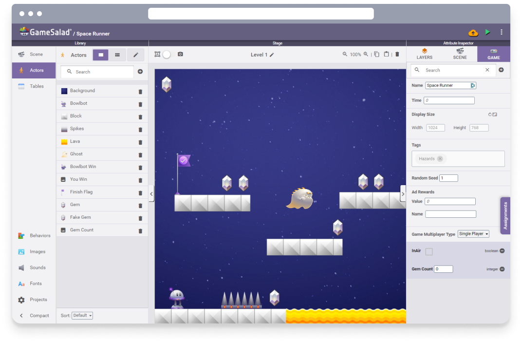 This is the Best Free, No-Code 2D Game Engine